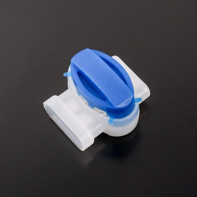 QWORK 50 Pack 3 Wire Connectors Electrical IDC 314-BOX Pigtail Connectors for 22-14 AWG Cables - Image 3